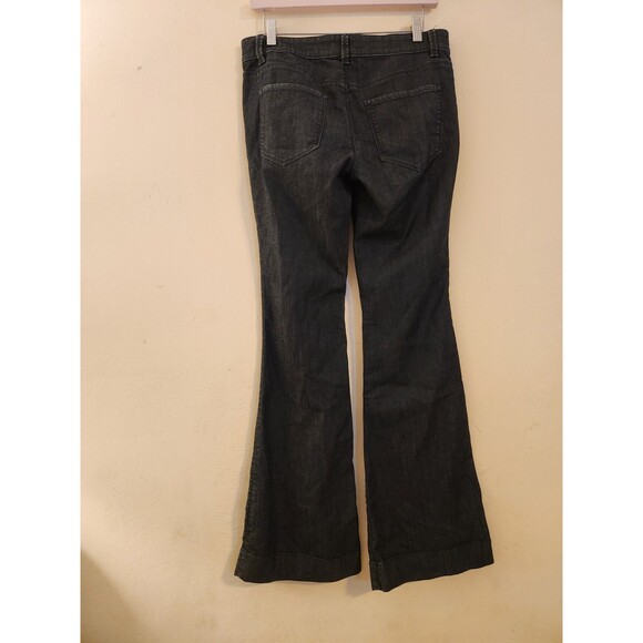 Ann Taylor Women's Size 8 Dark Blue Mid-Rise Stretch Boot Cut Denim Jeans - Picture 4 of 8